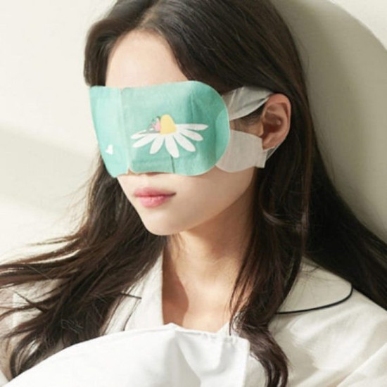 Согревающая маска для глаз с эффектом ароматерапии «Daily Eyemask Camomile Crown»