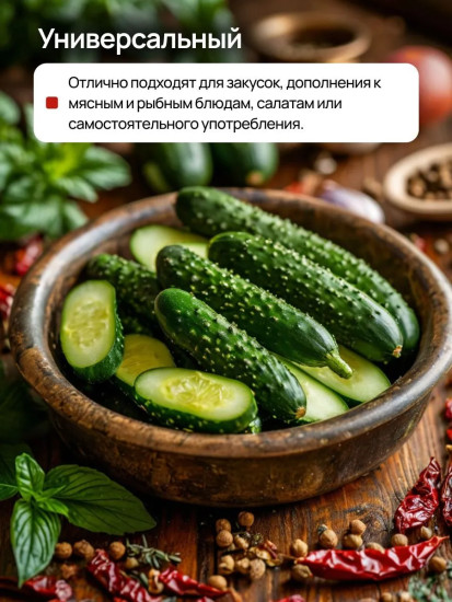 Огурчики маринованные «Закарпатские»