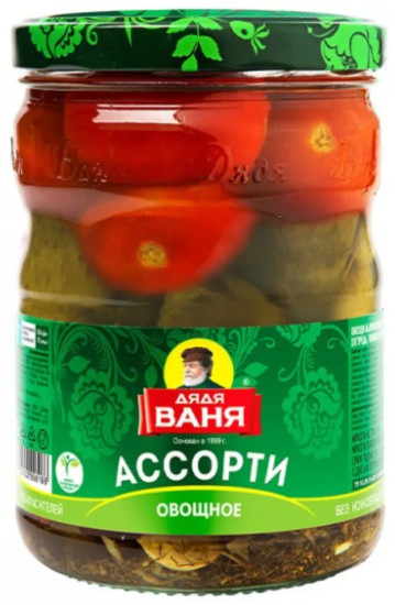 Ассорти овощное «Огурцы и томаты»