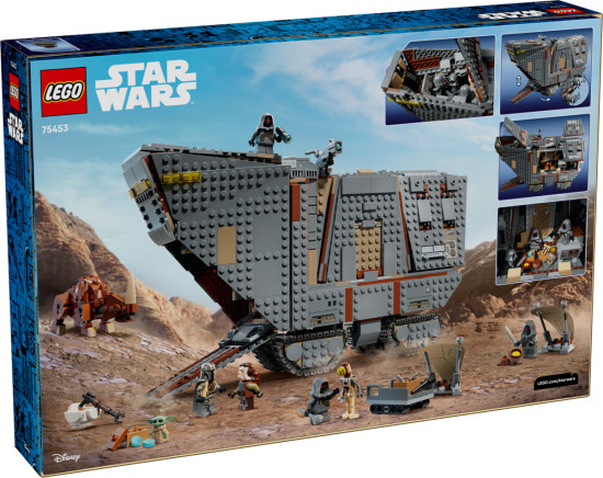 Конструктор LEGO® 75453 Внепланетный песчаный краулер и грязерог