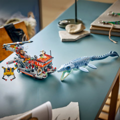 Конструктор Jurassic World 77983 Нападение мозазавра на корабль. Mosasaurus Dinosaur Boat Attack - Фото 5