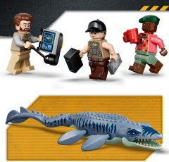Конструктор Jurassic World 77983 Нападение мозазавра на корабль. Mosasaurus Dinosaur Boat Attack - Фото 9