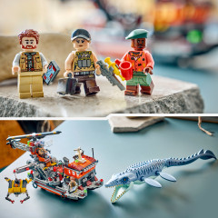 Конструктор Jurassic World 77983 Нападение мозазавра на корабль. Mosasaurus Dinosaur Boat Attack - Фото 12