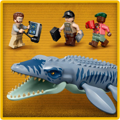 Конструктор Jurassic World 77983 Нападение мозазавра на корабль. Mosasaurus Dinosaur Boat Attack - Фото 13