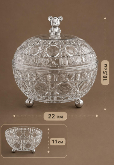 Конфетница с крышкой