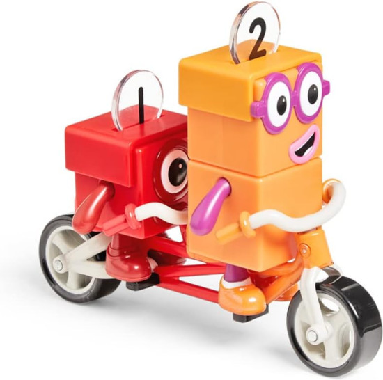Numberblocks набор для изучения счета «Единица и Двойка: Приключения на велосипеде»