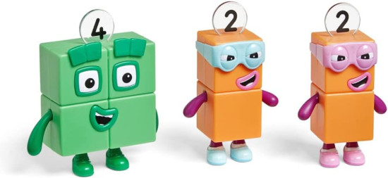 Numberblocks набор для изучения счета «Четверка и зловещие Двойки»