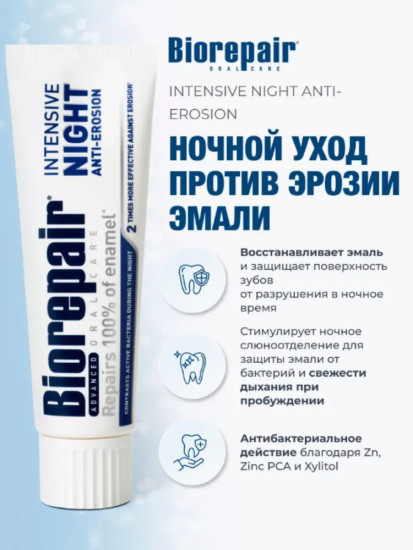 Зубная паста ночная для восстановления «Intensive Night»