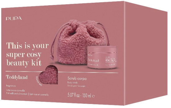 Скраб для тела с ароматом розового молока и корицы «Body Scrub Pink Milk & Cinnamon»