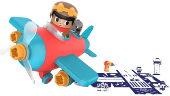 Игровой набор Design & Drill «Самолет»