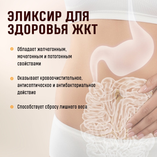Эликсир здоровый кишечник 200 мл, для улучшения пищеварения