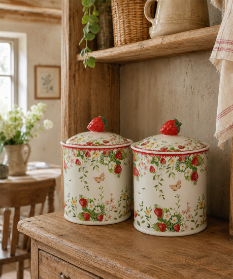 Банка для хранения «Jardin des fraises»