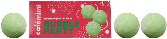Подарочный набор бурлящих шаров для ванны «Bubble Party»