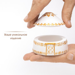Силиконовая форма Юрта кашпо - Фото 5