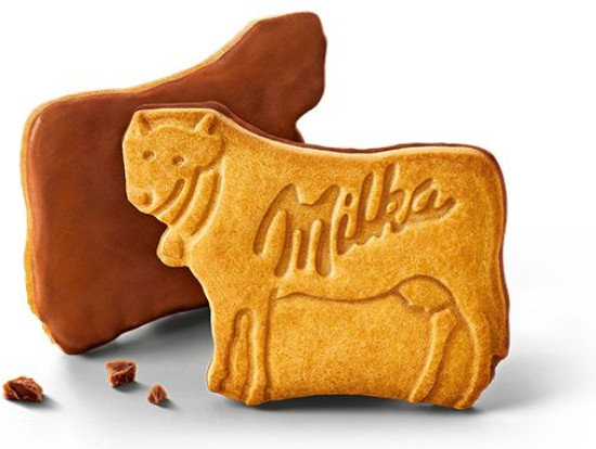 Печенье, покрытое молочным шоколадом «Choco Cow»
