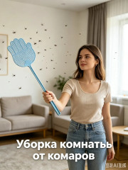 Мухобойка механическая средство от насекомых - Фото 1