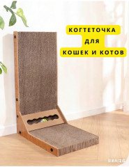 Большая вертикальная L-образная когтеточка для кошек - Фото 6