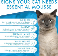 Мусс для сухой чистки шерсти кошек «Essential Mousse» - Фото 5