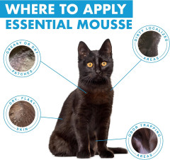 Мусс для сухой чистки шерсти кошек «Essential Mousse» - Фото 7