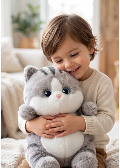Игрушка мягкая «Кошка пупсик»