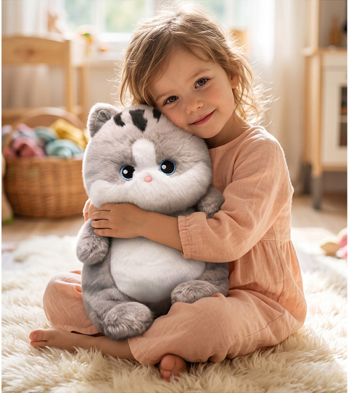 Игрушка мягкая «Кошка пупсик»