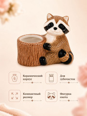 Вазочка под зубочистки «Еноты» - Фото 2