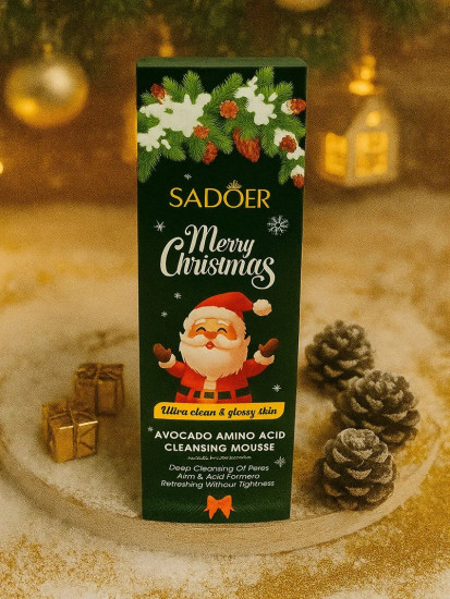 Мусс для умывания с экстрактом авокадо Merry Christmas, 120мл