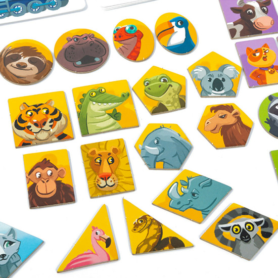 Игра настольная «По вагонам!»