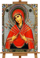 Мозаика алмазная «Семистрельная икона» - Фото 2