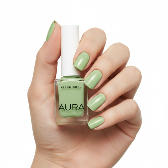 Лак для ногтей «Aura», оттенок 489 Цвет киви