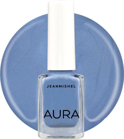 Лак для ногтей «Aura», оттенок 493 Васильковый