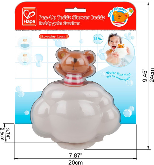 Игрушка для ванной Teddy принимает душ