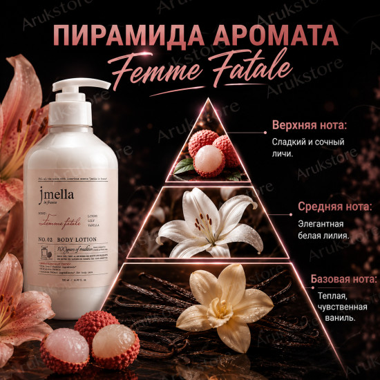 Парфюмированный лосьон для тела Femme Fatale 500 мл