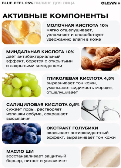 Пилинг для лица кислотный «Blue Peel 25%»