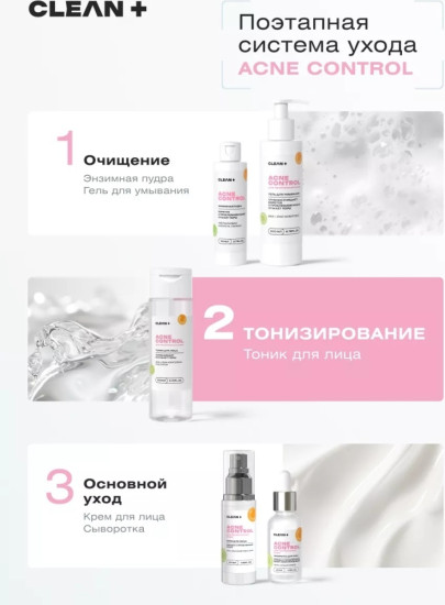 Тоник для лица от прыщей «Acne Control»
