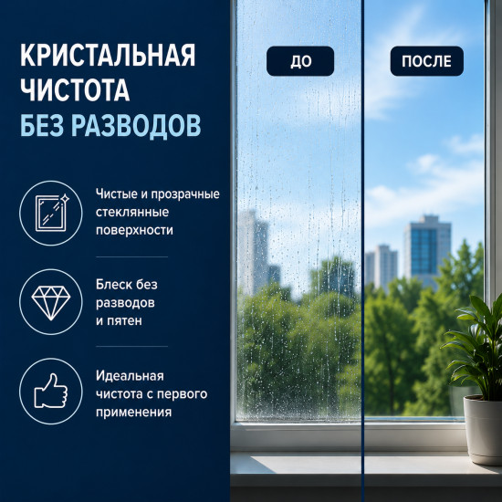 Средство для мытья стёкол и зеркал