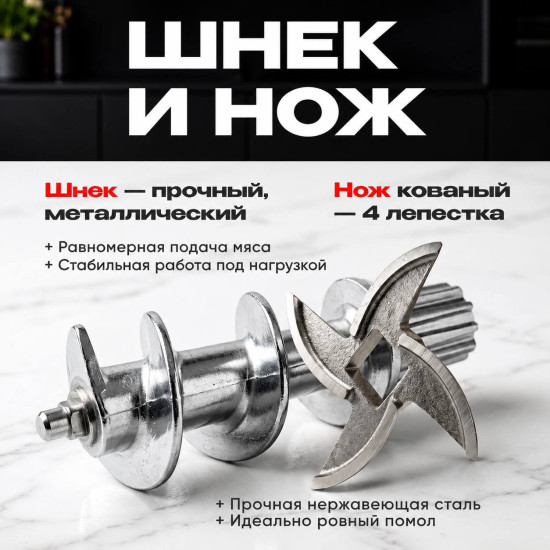 Мясорубка Aridi SASA черный
