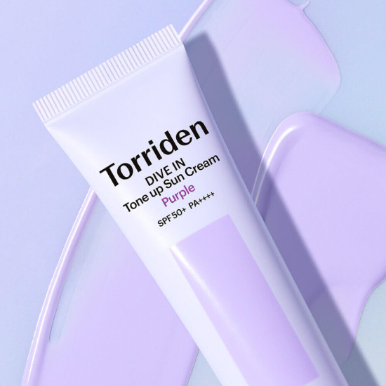 Крем солнцезащитный Dive In Tone Up Purple SPF50+