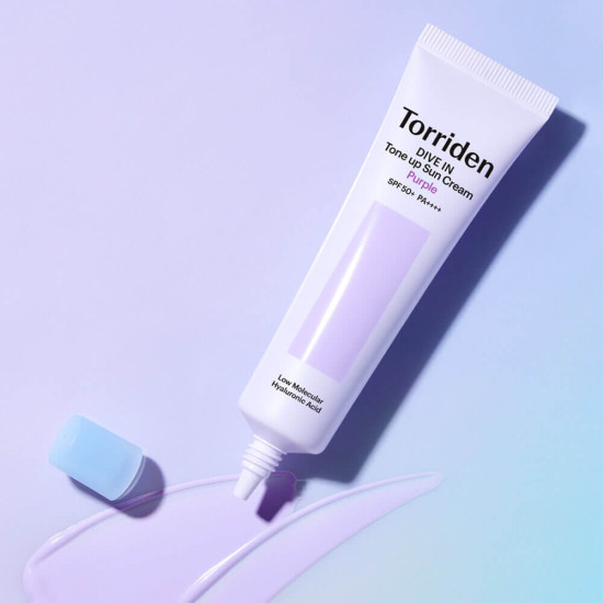 Крем солнцезащитный Dive In Tone Up Purple SPF50+