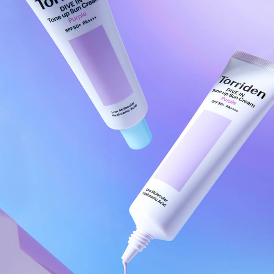 Крем солнцезащитный Dive In Tone Up Purple SPF50+