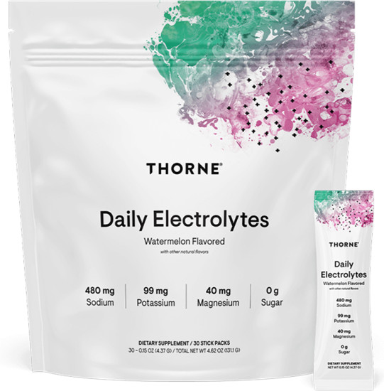 Ежедневные электролиты со вкусом арбуза, Daily Electrolytes, 30 пакетиков