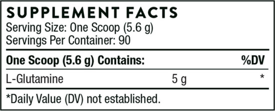 Порошок L-глутамина, L-Glutamine Powder, 513 г