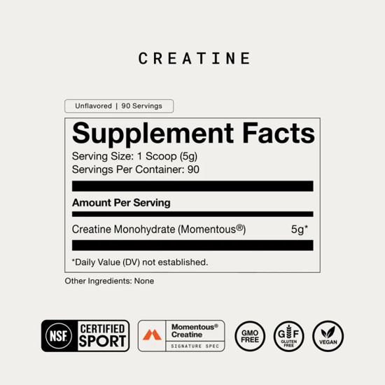 Креатин моногидрат, Creatine Monohydrate, 90 порций
