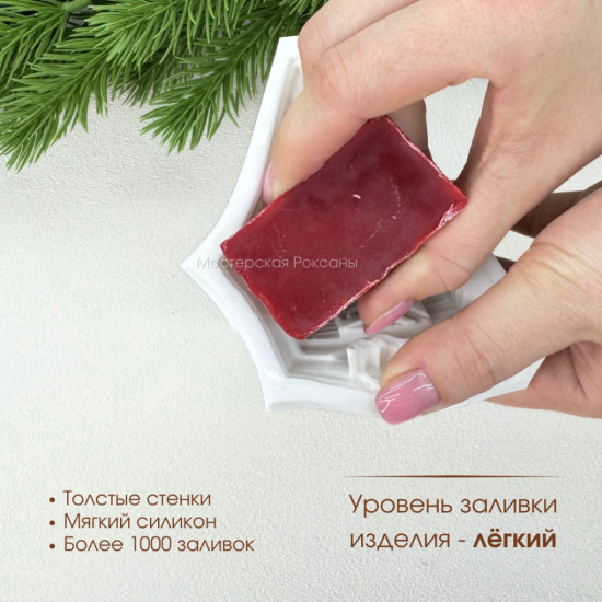 Силиконовая форма Камин