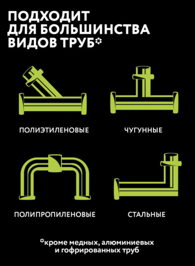 Средство от засоров для очистки «Волосогон»