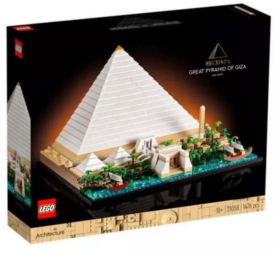 Architecture ЛЕГО Великая пирамида Гизы 21058