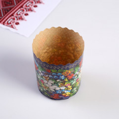 Форма бумажная для кекса, маффинов и кулича «Жостово» - Фото 1