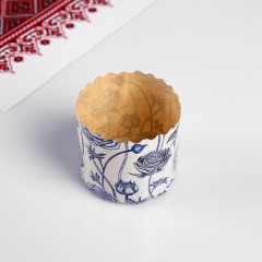 Форма бумажная для кекса, маффинов и кулича «Фарфор» - Фото 1