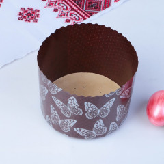 Форма бумажная для кекса, маффинов и кулича «Бабочки» - Фото 1