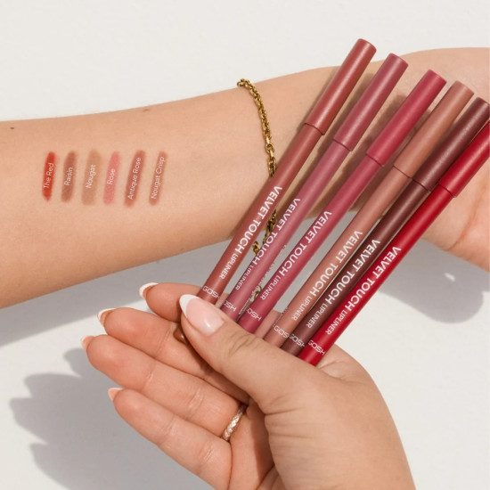 Карандаш для губ водостойкий «Velvet Touch Lipliner Waterproof», тон 014 Chocolate Kiss new